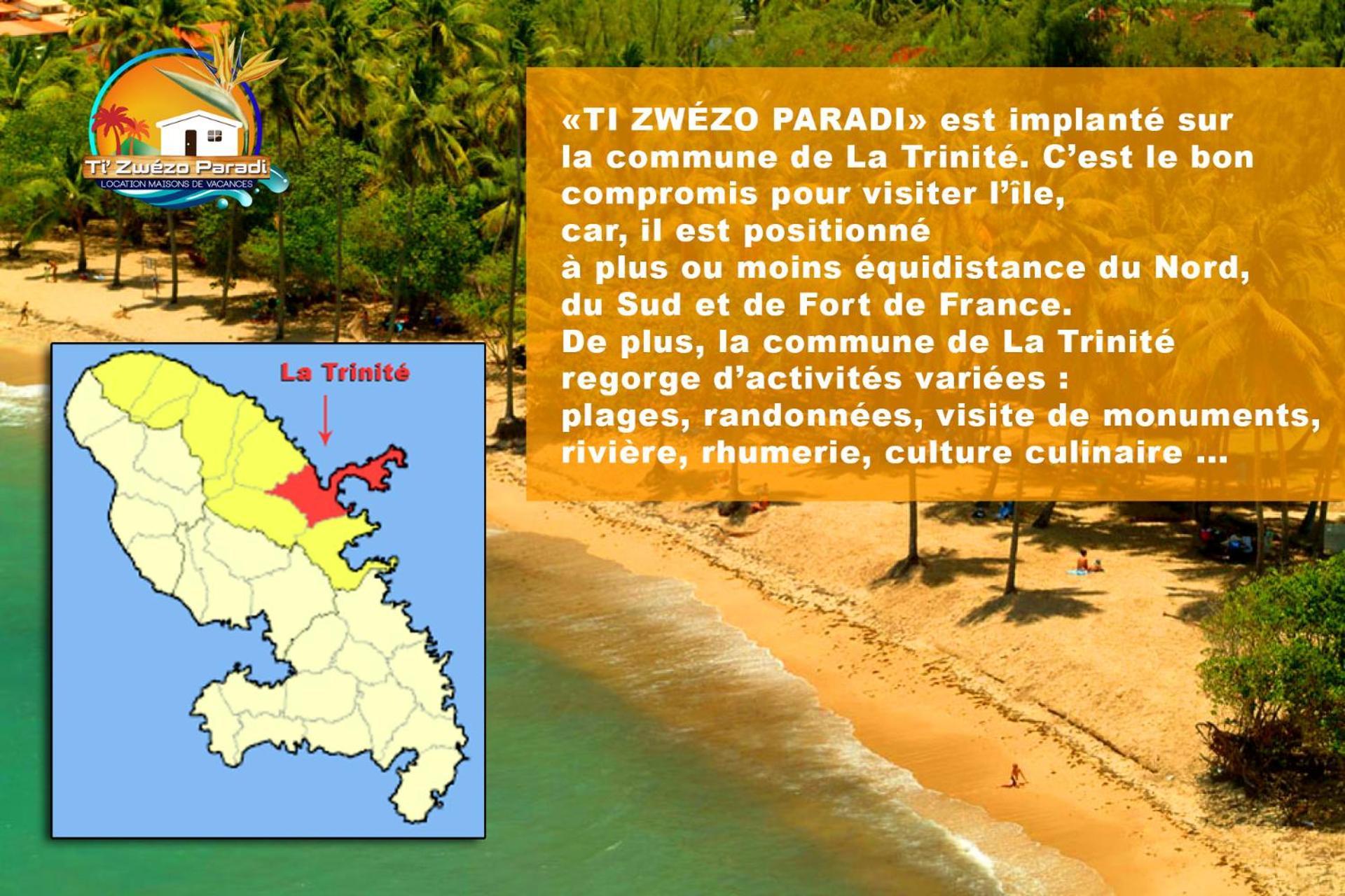 F3 Hibiscus - Piscine Chauffee - Vue Mer - 9 Min De La Plage - Ti Zwezo Paradi 라 트리니테 외부 사진